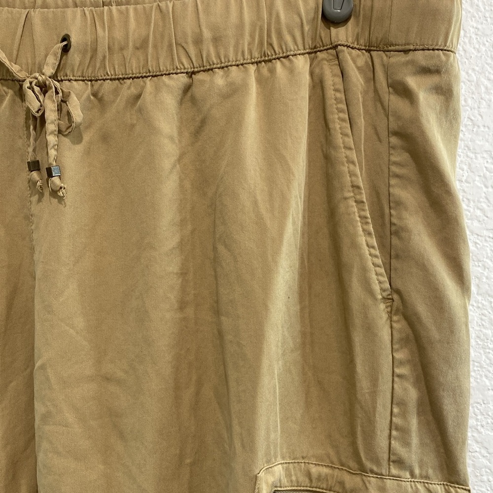 Banana Republic Soft Relaxed Cargo Tencel Casual Tan Safari Jogger Pants Sz XL - Picture 5 of 9